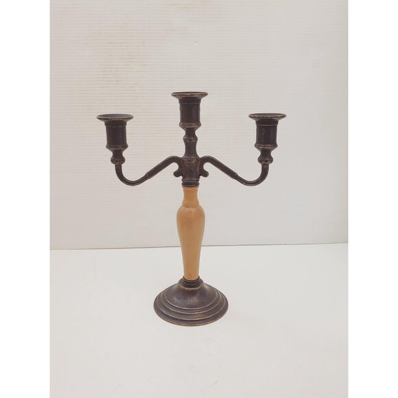 Vintage candelabra candle holders/ 3 arm candelabras/ candelabra perfect for - Picture 2 of 10